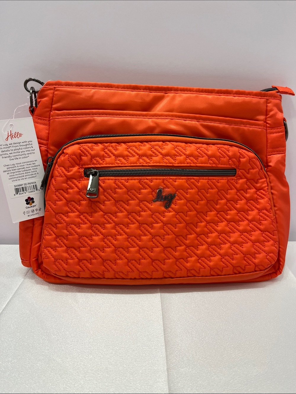 LUG - Shimmy SE Crossbody Bag in Papaya